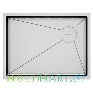 Кухонная мойка Paulmark Next-Skew PM885844-BS (нержавеющая сталь)